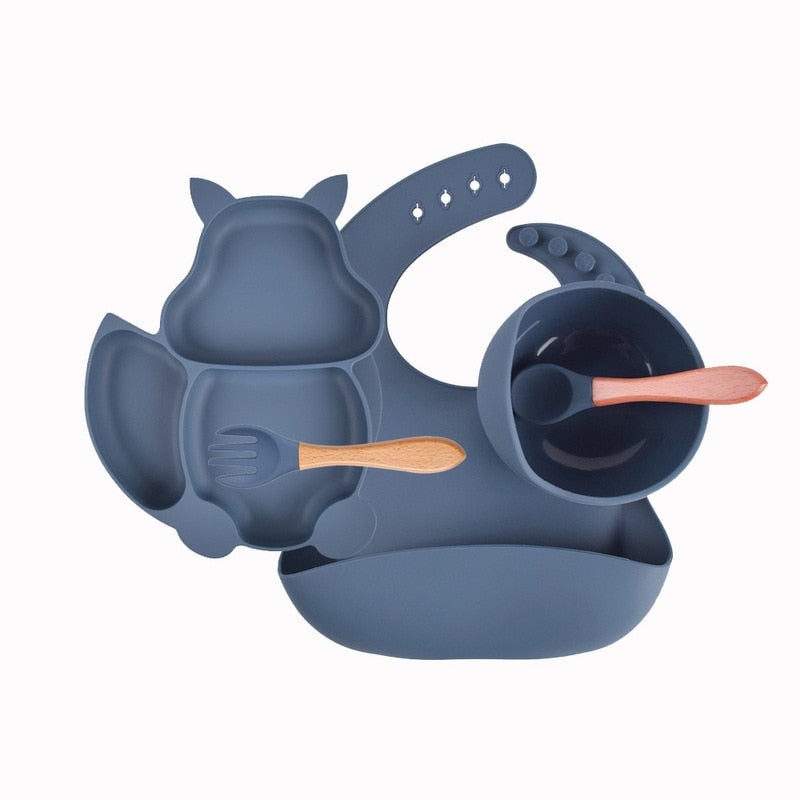 Silicone Animal Tableware Set