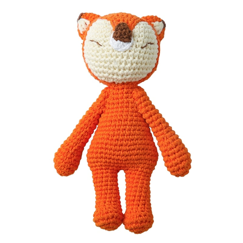 Handmade Crochet Rattle Animal