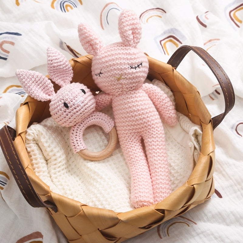 Handmade Crochet Rattle Animal