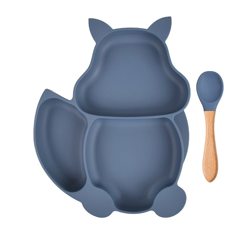 Silicone Animal Tableware Set