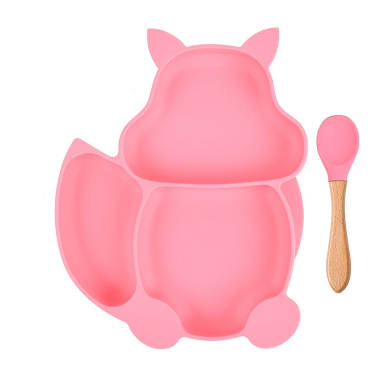 Silicone Animal Tableware Set