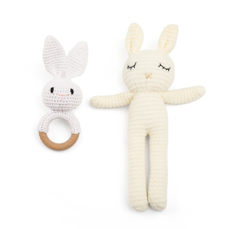 Handmade Crochet Rattle Animal